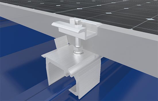 今年会彩钢瓦夹具